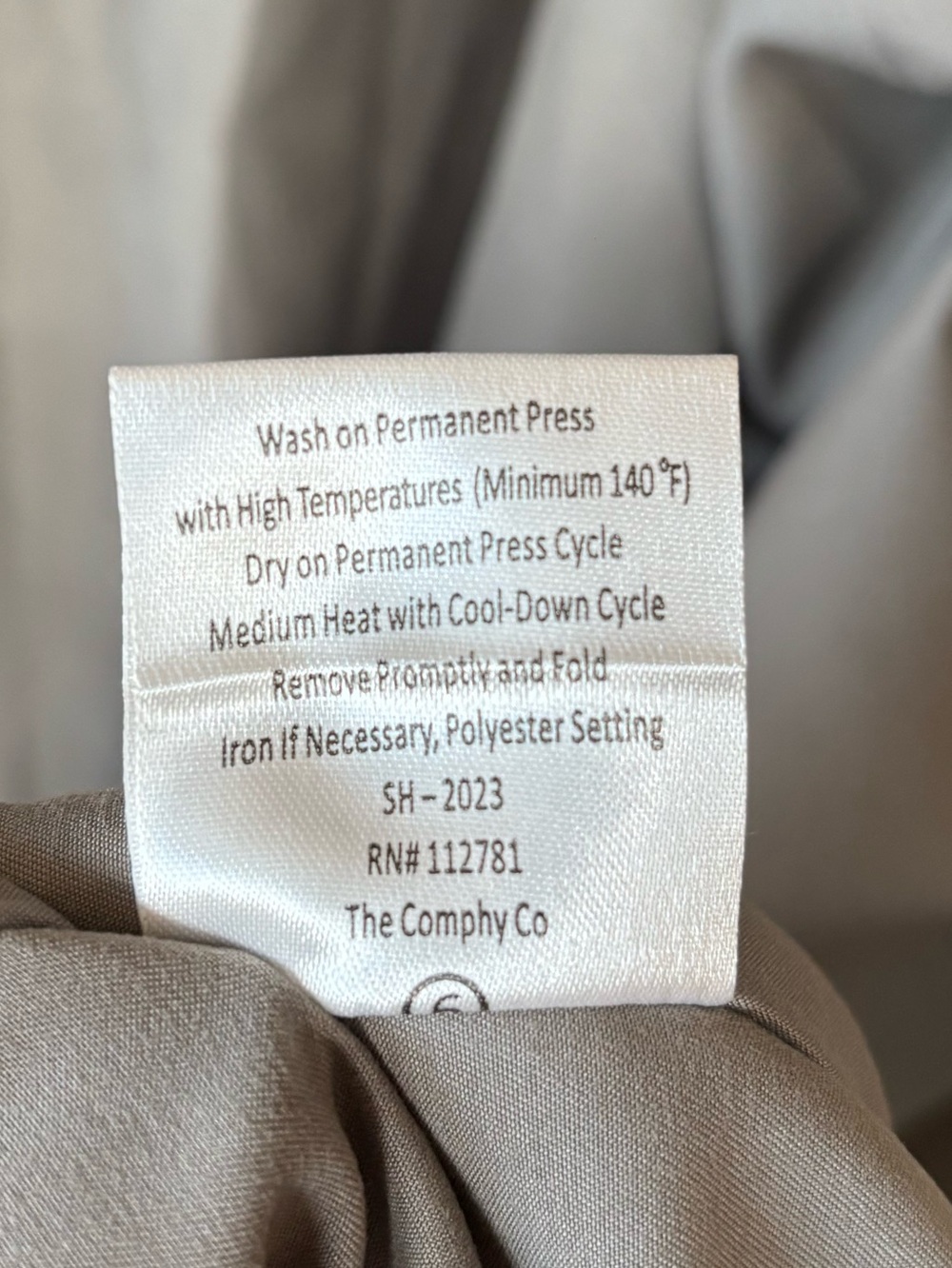 Comphy Spa Robe Grey M - Picture 6 of 10